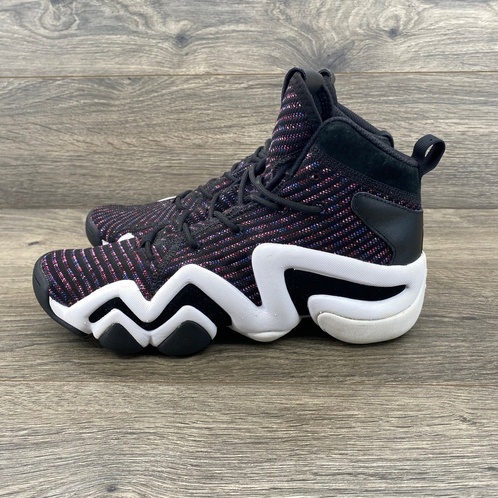 Adidas Crazy 8 ADV PK Knit High Top Sneakers Women's Size 7 Black AQ1199